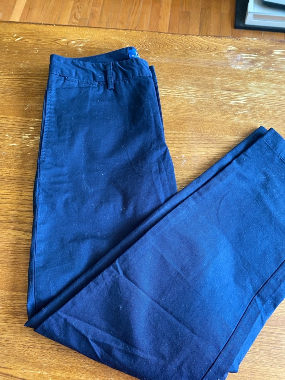 Polo Navy Chino Pants - Classic Straight Fit